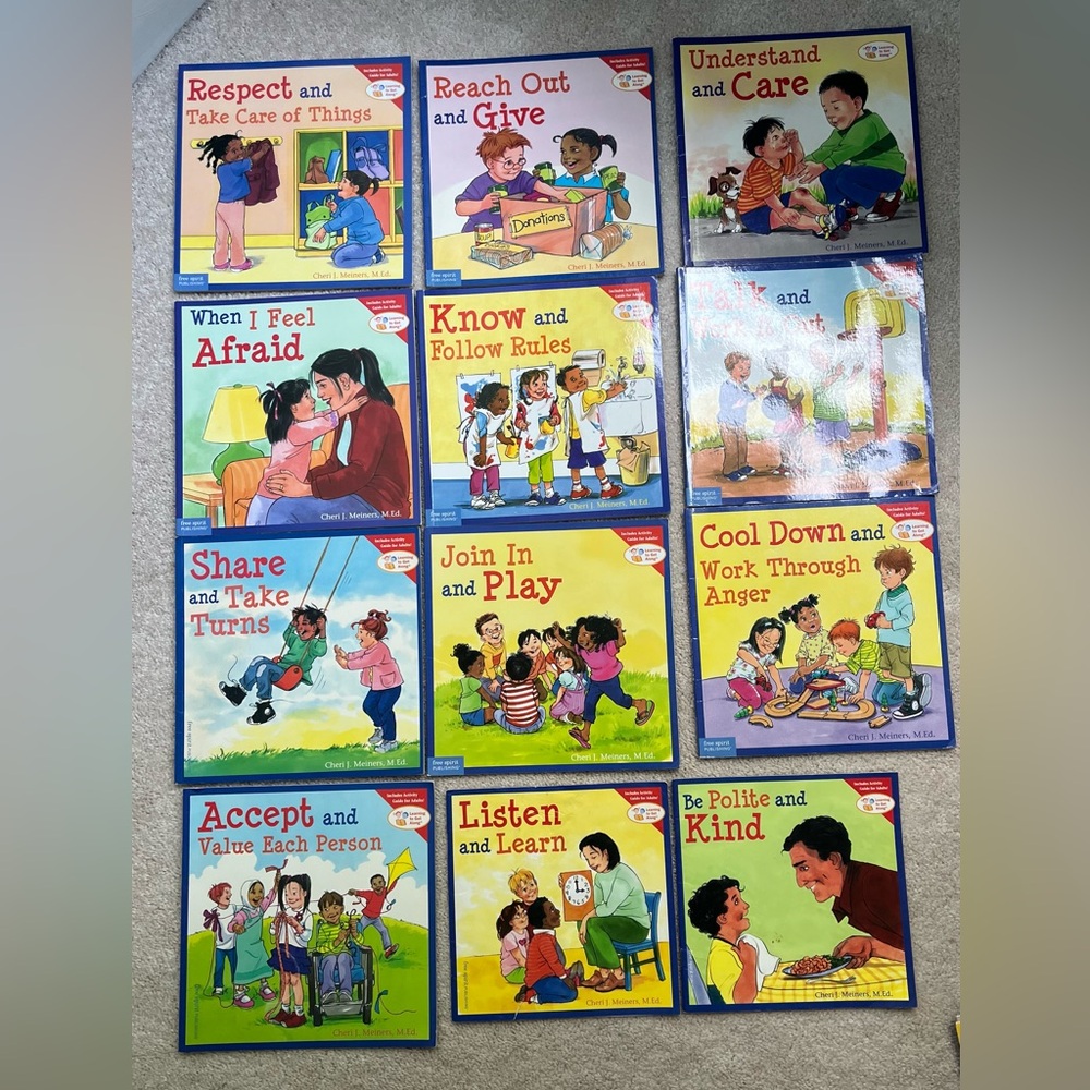 12 books from the Learning to Get along series by Cheri Meiners.